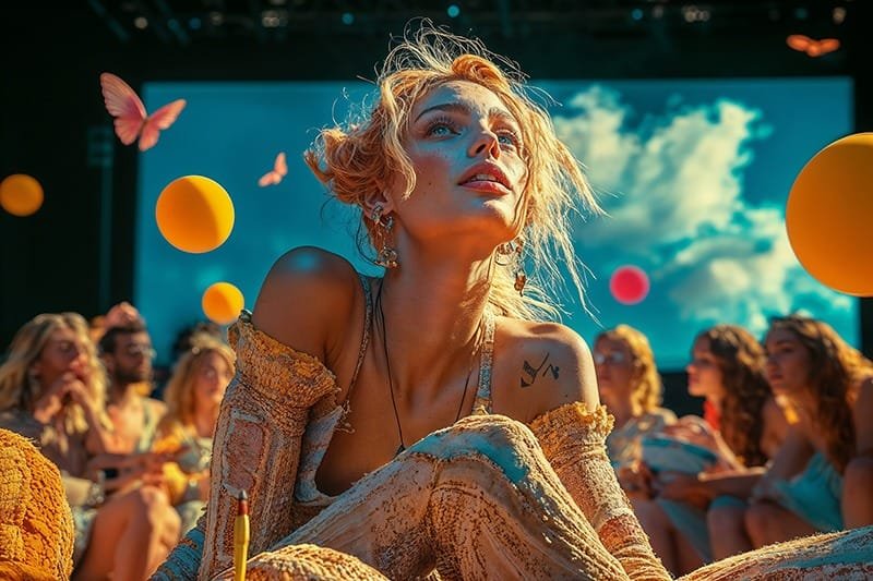 Blonde woman