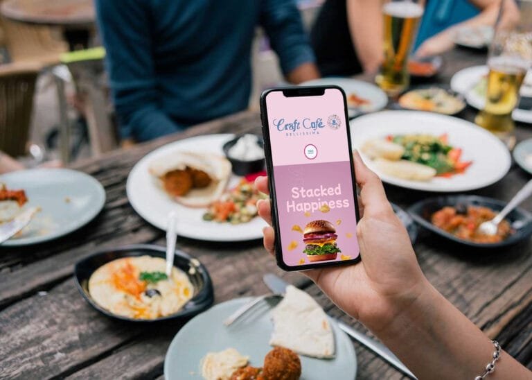 Woman holding a mobile phone
