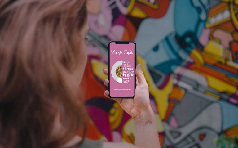 Woman holding a mobile phone