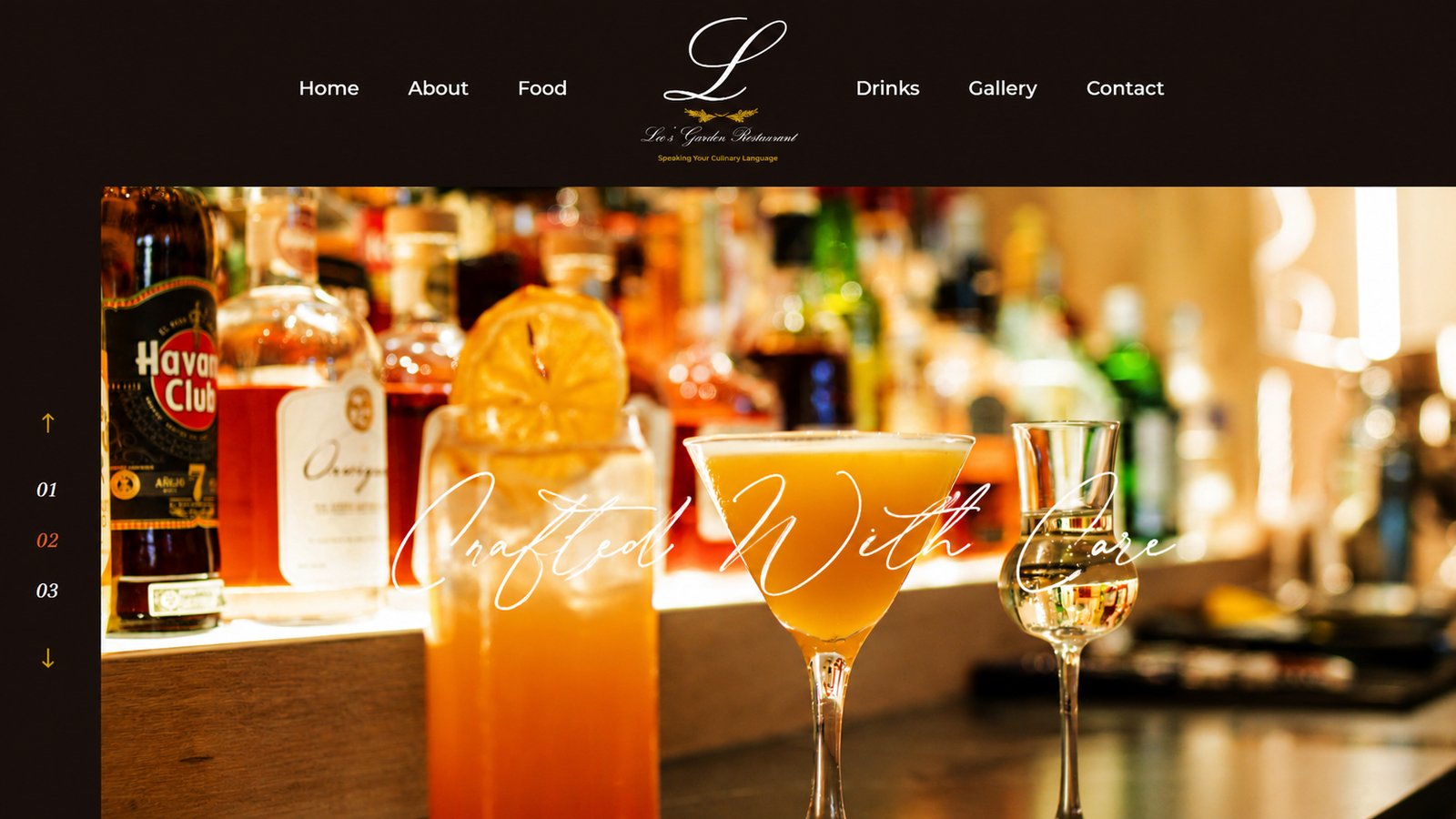 Restaurant website design in Namibia for Leo’s Garden Restaurant by Adzooka